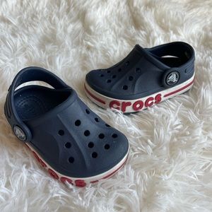 Crocs, blue, excellent condition, size US 4